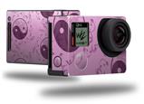 Feminine Yin Yang Purple - Decal Style Skin fits GoPro Hero 4 Black Camera (GOPRO SOLD SEPARATELY)