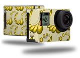 Petals Yellow - Decal Style Skin fits GoPro Hero 4 Black Camera (GOPRO SOLD SEPARATELY)