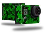 St Patricks Clover Confetti - Decal Style Skin fits GoPro Hero 4 Black Camera (GOPRO SOLD SEPARATELY)