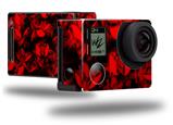 Skulls Confetti Red - Decal Style Skin fits GoPro Hero 4 Black Camera (GOPRO SOLD SEPARATELY)