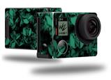 Skulls Confetti Seafoam Green - Decal Style Skin fits GoPro Hero 4 Black Camera (GOPRO SOLD SEPARATELY)