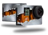 Ripped Metal Fire - Decal Style Skin fits GoPro Hero 4 Black Camera (GOPRO SOLD SEPARATELY)