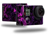 Twisted Garden Purple and Hot Pink - Decal Style Skin fits GoPro Hero 4 Black Camera (GOPRO SOLD SEPARATELY)