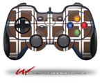 Squared Chocolate Brown - Decal Style Skin fits Logitech F310 Gamepad Controller (CONTROLLER NOT INCLUDED)