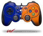 Ripped Colors Blue Orange - Decal Style Skin fits Logitech F310 Gamepad Controller (CONTROLLER NOT INCLUDED)