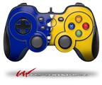 Ripped Colors Blue Yellow - Decal Style Skin fits Logitech F310 Gamepad Controller (CONTROLLER NOT INCLUDED)