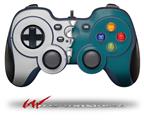 Ripped Colors Gray Seafoam Green - Decal Style Skin fits Logitech F310 Gamepad Controller (CONTROLLER NOT INCLUDED)