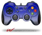 Smooth Fades White Blue - Decal Style Skin fits Logitech F310 Gamepad Controller (CONTROLLER NOT INCLUDED)