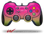 Smooth Fades Neon Green Hot Pink - Decal Style Skin fits Logitech F310 Gamepad Controller (CONTROLLER NOT INCLUDED)