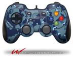 WraptorCamo Old School Camouflage Camo Navy - Decal Style Skin fits Logitech F310 Gamepad Controller (CONTROLLER NOT INCLUDED)