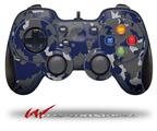 WraptorCamo Old School Camouflage Camo Blue Navy - Decal Style Skin fits Logitech F310 Gamepad Controller (CONTROLLER NOT INCLUDED)