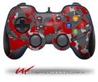 WraptorCamo Old School Camouflage Camo Red - Decal Style Skin fits Logitech F310 Gamepad Controller (CONTROLLER NOT INCLUDED)