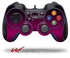 Decal Style Skin compatible with Logitech F310 Gamepad Controller Smooth Fades Hot Pink Black (CONTROLLER NOT INCLUDED)