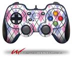 Argyle Pink and Blue - Decal Style Skin fits Logitech F310 Gamepad Controller (CONTROLLER NOT INCLUDED)