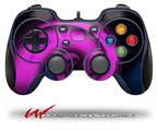 Alecias Swirl 01 Purple - Decal Style Skin fits Logitech F310 Gamepad Controller (CONTROLLER NOT INCLUDED)