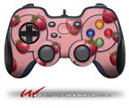 Strawberries on Pink - Decal Style Skin fits Logitech F310 Gamepad Controller (CONTROLLER NOT INCLUDED)