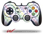 Pastel Hearts on White - Decal Style Skin fits Logitech F310 Gamepad Controller (CONTROLLER NOT INCLUDED)