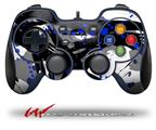 Abstract 02 Blue - Decal Style Skin fits Logitech F310 Gamepad Controller (CONTROLLER NOT INCLUDED)