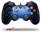 Glass Heart Grunge Blue - Decal Style Skin fits Logitech F310 Gamepad Controller (CONTROLLER NOT INCLUDED)