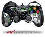 Abstract 02 Green - Decal Style Skin fits Logitech F310 Gamepad Controller (CONTROLLER NOT INCLUDED)