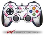 Flamingos on White - Decal Style Skin fits Logitech F310 Gamepad Controller (CONTROLLER NOT INCLUDED)