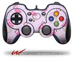 Flamingos on Pink - Decal Style Skin fits Logitech F310 Gamepad Controller (CONTROLLER NOT INCLUDED)
