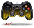 Fire Yellow - Decal Style Skin fits Logitech F310 Gamepad Controller (CONTROLLER NOT INCLUDED)