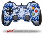 Petals Blue - Decal Style Skin fits Logitech F310 Gamepad Controller (CONTROLLER NOT INCLUDED)