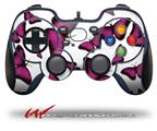 Butterflies Purple - Decal Style Skin fits Logitech F310 Gamepad Controller (CONTROLLER NOT INCLUDED)
