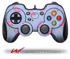 Flamingos on Blue - Decal Style Skin fits Logitech F310 Gamepad Controller (CONTROLLER NOT INCLUDED)