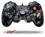 Skulls Confetti White - Decal Style Skin fits Logitech F310 Gamepad Controller (CONTROLLER NOT INCLUDED)