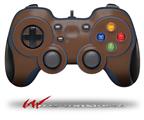 Solids Collection Chocolate Brown - Decal Style Skin fits Logitech F310 Gamepad Controller (CONTROLLER NOT INCLUDED)