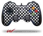 Checkered Canvas Black and White - Decal Style Skin fits Logitech F310 Gamepad Controller (CONTROLLER NOT INCLUDED)