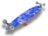Triangle Mosaic Blue - Decal Style Vinyl Wrap Skin fits Longboard Skateboards up to 10"x42" (LONGBOARD NOT INCLUDED)