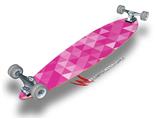 Triangle Mosaic Fuchsia - Decal Style Vinyl Wrap Skin fits Longboard Skateboards up to 10"x42" (LONGBOARD NOT INCLUDED)