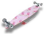 Flamingos on Pink - Decal Style Vinyl Wrap Skin fits Longboard Skateboards up to 10"x42" (LONGBOARD NOT INCLUDED)