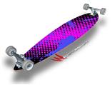 Halftone Splatter Blue Hot Pink - Decal Style Vinyl Wrap Skin fits Longboard Skateboards up to 10"x42" (LONGBOARD NOT INCLUDED)