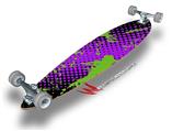Halftone Splatter Green Purple - Decal Style Vinyl Wrap Skin fits Longboard Skateboards up to 10"x42" (LONGBOARD NOT INCLUDED)