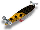 HEX Yellow - Decal Style Vinyl Wrap Skin fits Longboard Skateboards up to 10"x42" (LONGBOARD NOT INCLUDED)