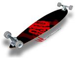 Oriental Dragon Red on Black - Decal Style Vinyl Wrap Skin fits Longboard Skateboards up to 10"x42" (LONGBOARD NOT INCLUDED)