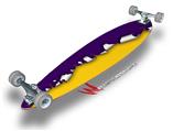 Ripped Colors Purple Yellow - Decal Style Vinyl Wrap Skin fits Longboard Skateboards up to 10"x42" (LONGBOARD NOT INCLUDED)