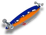 Ripped Colors Blue Orange - Decal Style Vinyl Wrap Skin fits Longboard Skateboards up to 10"x42" (LONGBOARD NOT INCLUDED)