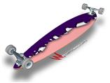 Ripped Colors Purple Pink - Decal Style Vinyl Wrap Skin fits Longboard Skateboards up to 10"x42" (LONGBOARD NOT INCLUDED)
