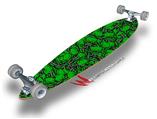 Scattered Skulls Green - Decal Style Vinyl Wrap Skin fits Longboard Skateboards up to 10"x42" (LONGBOARD NOT INCLUDED)