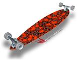 Scattered Skulls Red - Decal Style Vinyl Wrap Skin fits Longboard Skateboards up to 10"x42" (LONGBOARD NOT INCLUDED)