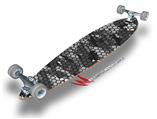 HEX Mesh Camo 01 Gray - Decal Style Vinyl Wrap Skin fits Longboard Skateboards up to 10"x42" (LONGBOARD NOT INCLUDED)