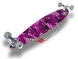 HEX Mesh Camo 01 Pink - Decal Style Vinyl Wrap Skin fits Longboard Skateboards up to 10"x42" (LONGBOARD NOT INCLUDED)