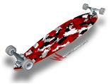 WraptorCamo Digital Camo Red - Decal Style Vinyl Wrap Skin fits Longboard Skateboards up to 10"x42" (LONGBOARD NOT INCLUDED)