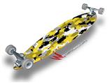 WraptorCamo Digital Camo Yellow - Decal Style Vinyl Wrap Skin fits Longboard Skateboards up to 10"x42" (LONGBOARD NOT INCLUDED)