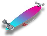 Smooth Fades Neon Teal Hot Pink - Decal Style Vinyl Wrap Skin fits Longboard Skateboards up to 10"x42" (LONGBOARD NOT INCLUDED)